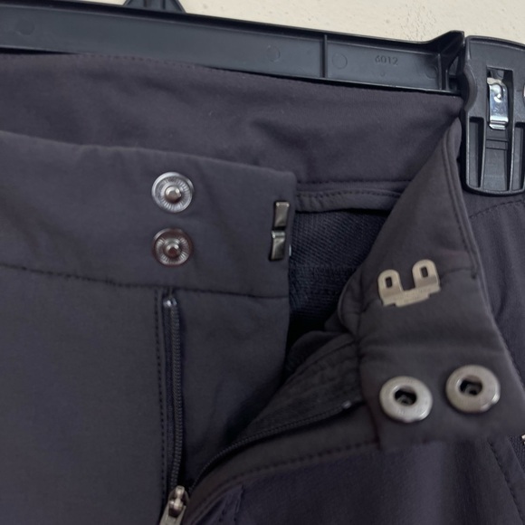 Athleta Chocolate Ankle Zipped Trousers Size 2P - Picture 3 of 6